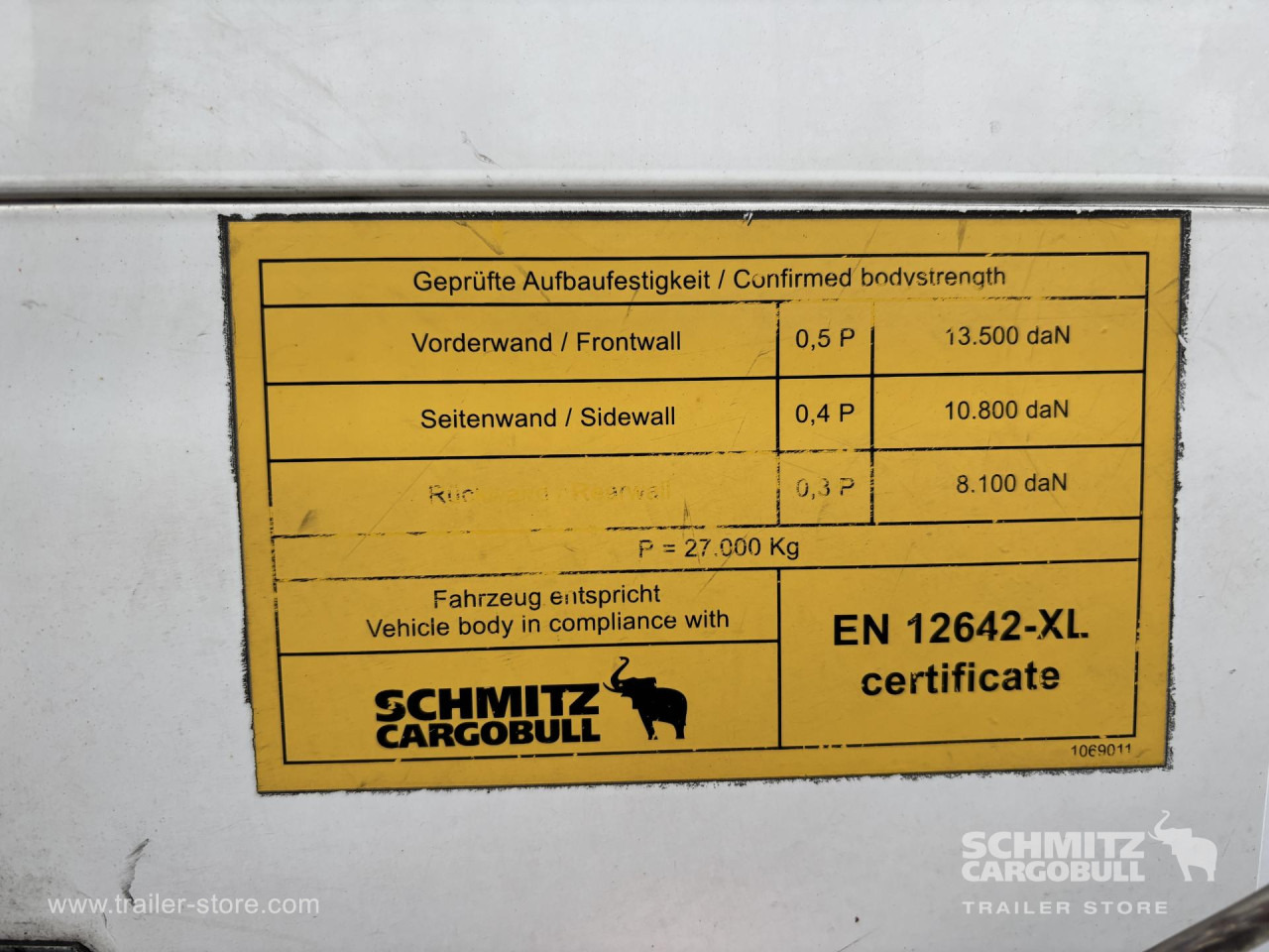 SCHMITZ Curtainsider Mega - Gardintrailer: bilde 3 SCHMITZ Curtainsider Mega - Gardintrailer: bilde 3