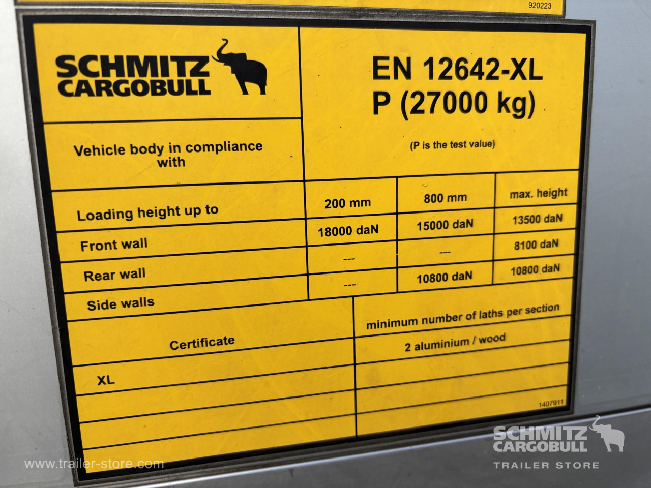 Leie SCHMITZ Curtainsider Standard SCHMITZ Curtainsider Standard: bilde 12