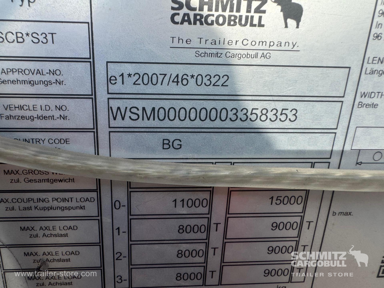 SCHMITZ Curtainsider Standard - Gardintrailer: bilde 2 SCHMITZ Curtainsider Standard - Gardintrailer: bilde 2