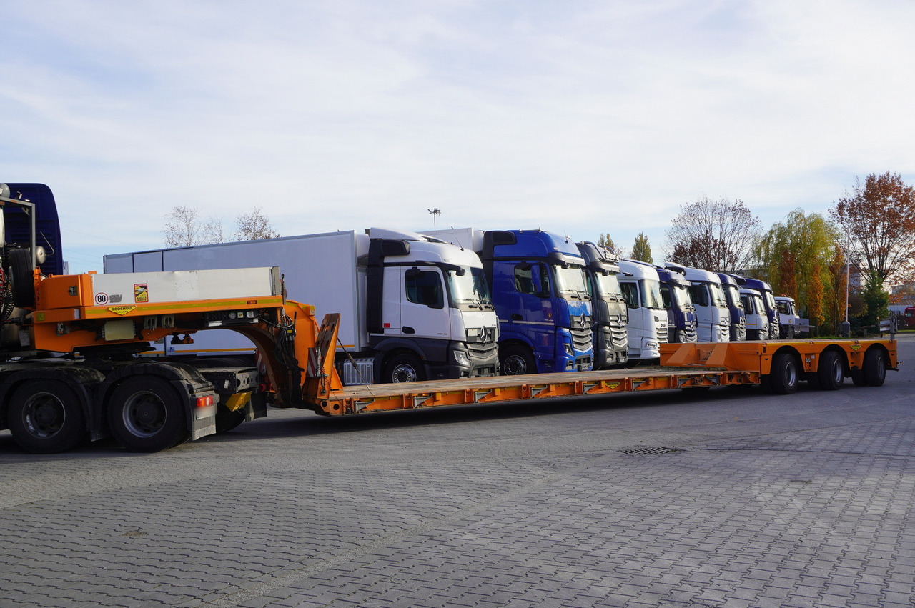 BROSHUIS 3ABD-48 61.0t TiefBet low-loader semi-trailer / 40 tons cap. / 3 steering axles / hydraulic suspension - Lavloader semitrailer: bilde 3 BROSHUIS 3ABD-48 61.0t TiefBet low-loader semi-trailer / 40 tons cap. / 3 steering axles / hydraulic suspension - Lavloader semitrailer: bilde 3