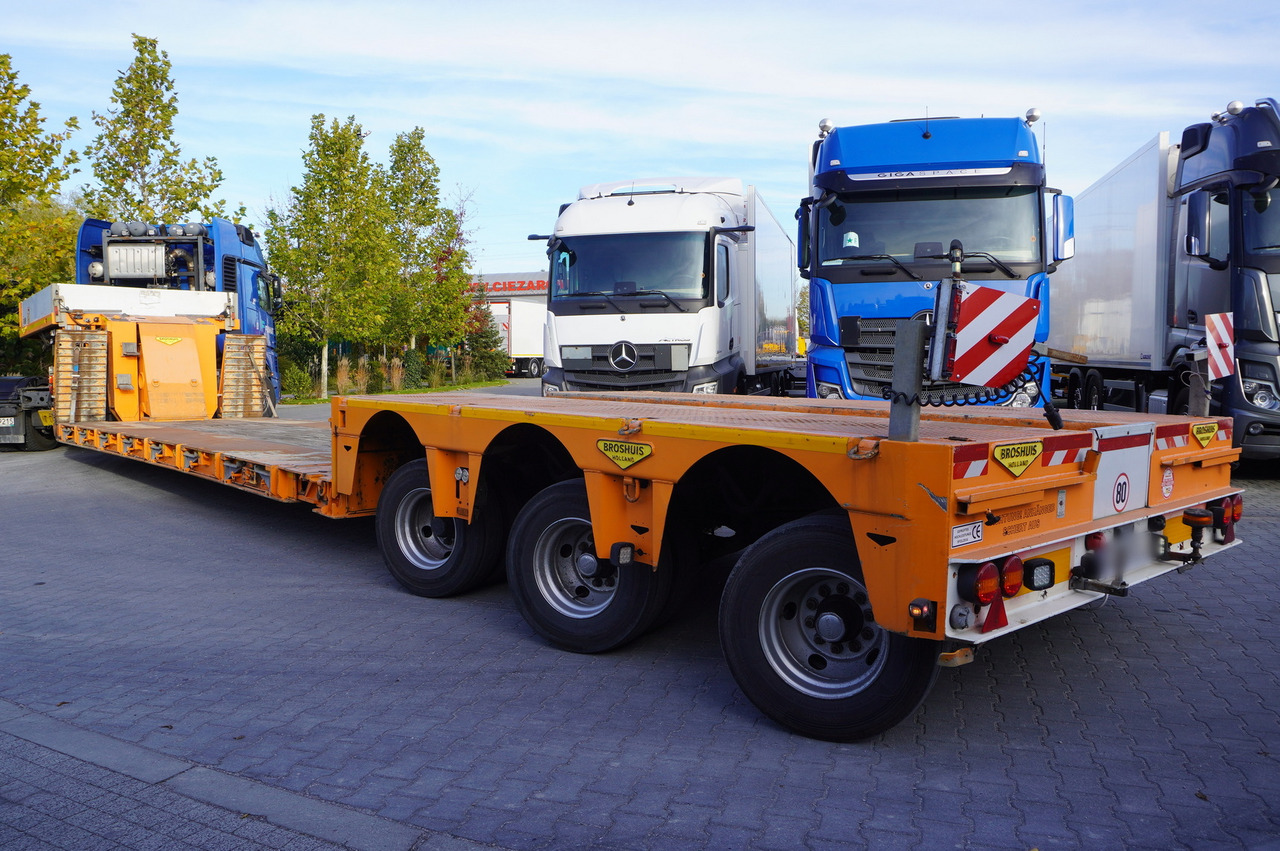 BROSHUIS 3ABD-48 61.0t TiefBet low-loader semi-trailer / 40 tons cap. / 3 steering axles / hydraulic suspension - Lavloader semitrailer: bilde 5 BROSHUIS 3ABD-48 61.0t TiefBet low-loader semi-trailer / 40 tons cap. / 3 steering axles / hydraulic suspension - Lavloader semitrailer: bilde 5