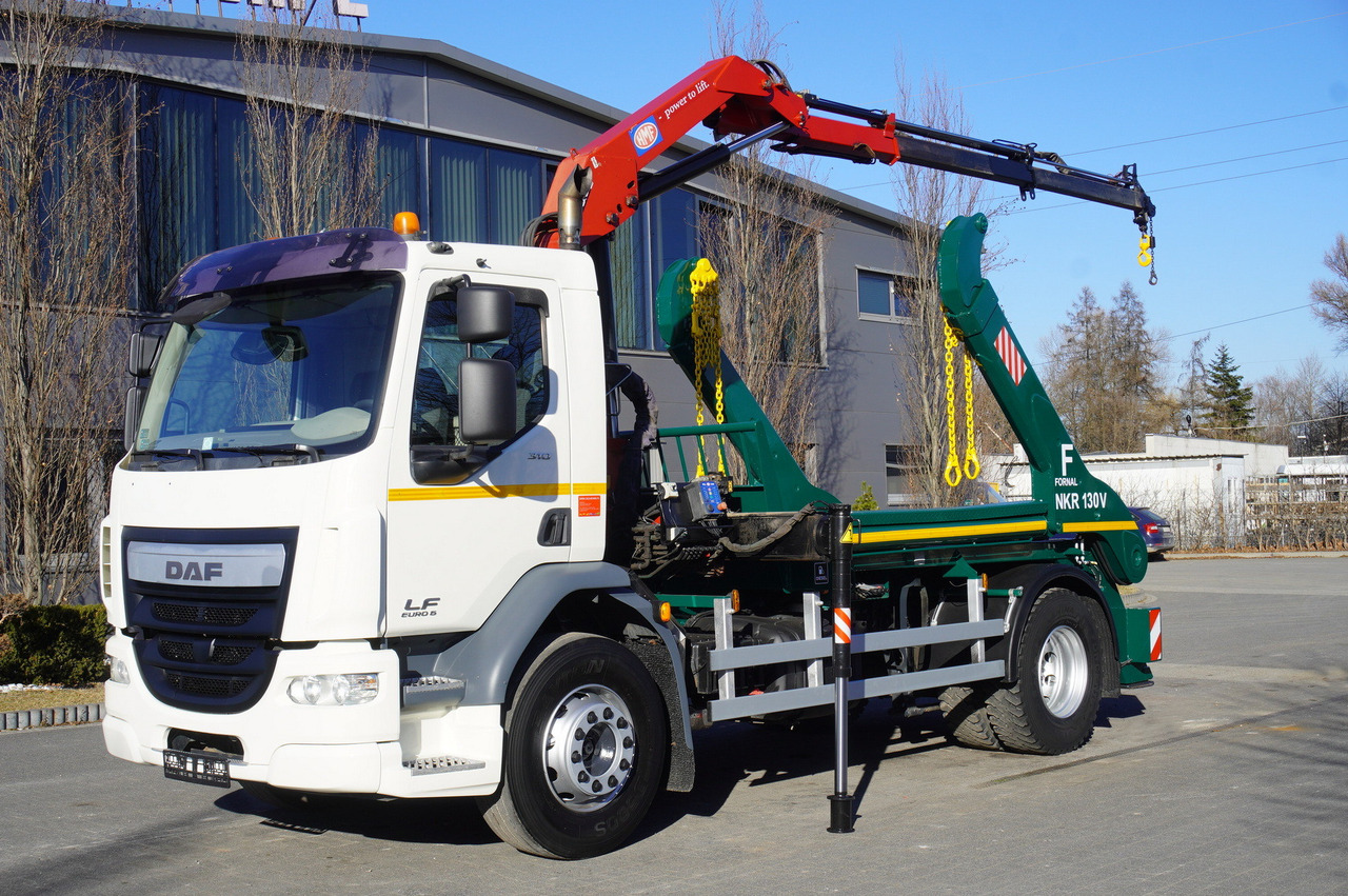 DAF LF 18.310 E6 / Skip loader Fornal NKR 130V / HDS HMF 735 K2 / Manual gearbox - Kranbil: bilde 2 DAF LF 18.310 E6 / Skip loader Fornal NKR 130V / HDS HMF 735 K2 / Manual gearbox - Kranbil: bilde 2