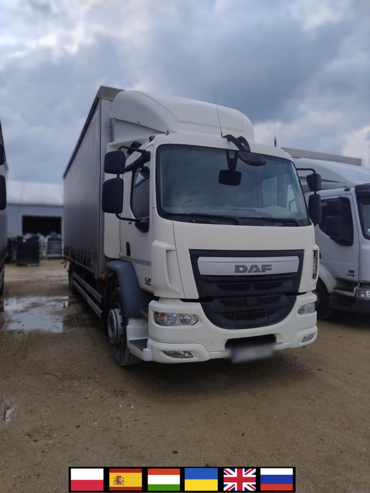 DAF LF 250 / Curtainsider 18 EPAL / sleeping cab - Kapellbil: bilde 1 DAF LF 250 / Curtainsider 18 EPAL / sleeping cab - Kapellbil: bilde 1
