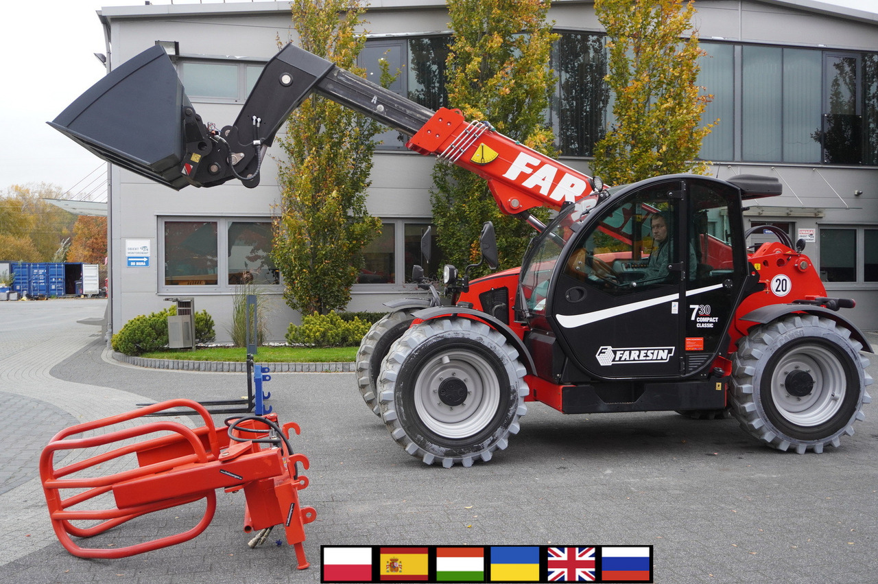 Faresin 730C Classic 55 / NEW / 550 MTH!!! / reach 7 m / joystick - Teleskophjullaster: bilde 1 Faresin 730C Classic 55 / NEW / 550 MTH!!! / reach 7 m / joystick - Teleskophjullaster: bilde 1