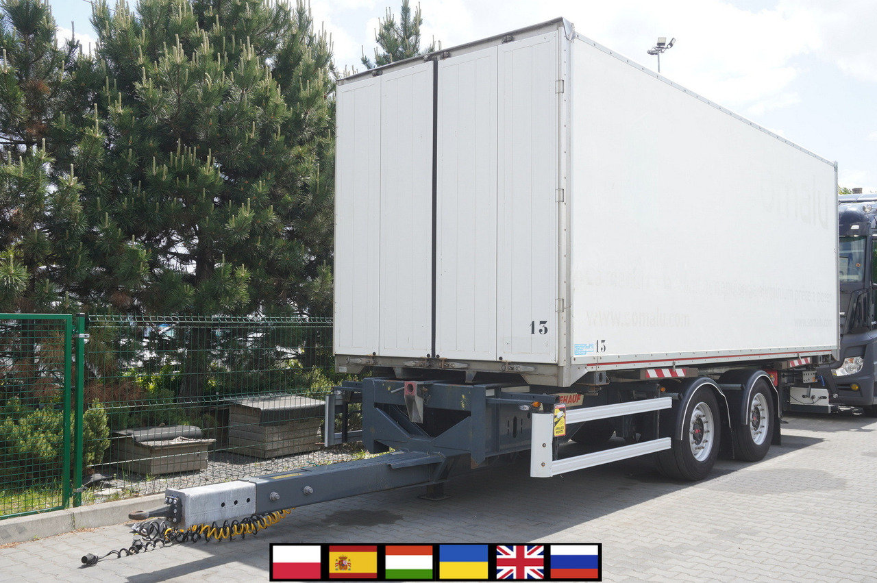 Fruehauf passthrough box trailer 18 EPAL / 2021 / SAF axles - Skaphenger: bilde 1 Fruehauf passthrough box trailer 18 EPAL / 2021 / SAF axles - Skaphenger: bilde 1