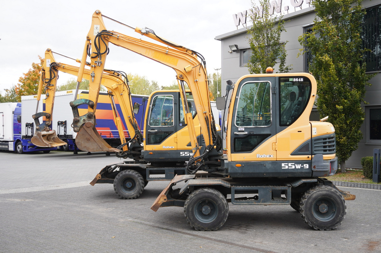 Hyundai Robex 55W-9 Wheeled Excavator 5.5t / 2 units - Hjulgraver: bilde 1 Hyundai Robex 55W-9 Wheeled Excavator 5.5t / 2 units - Hjulgraver: bilde 1
