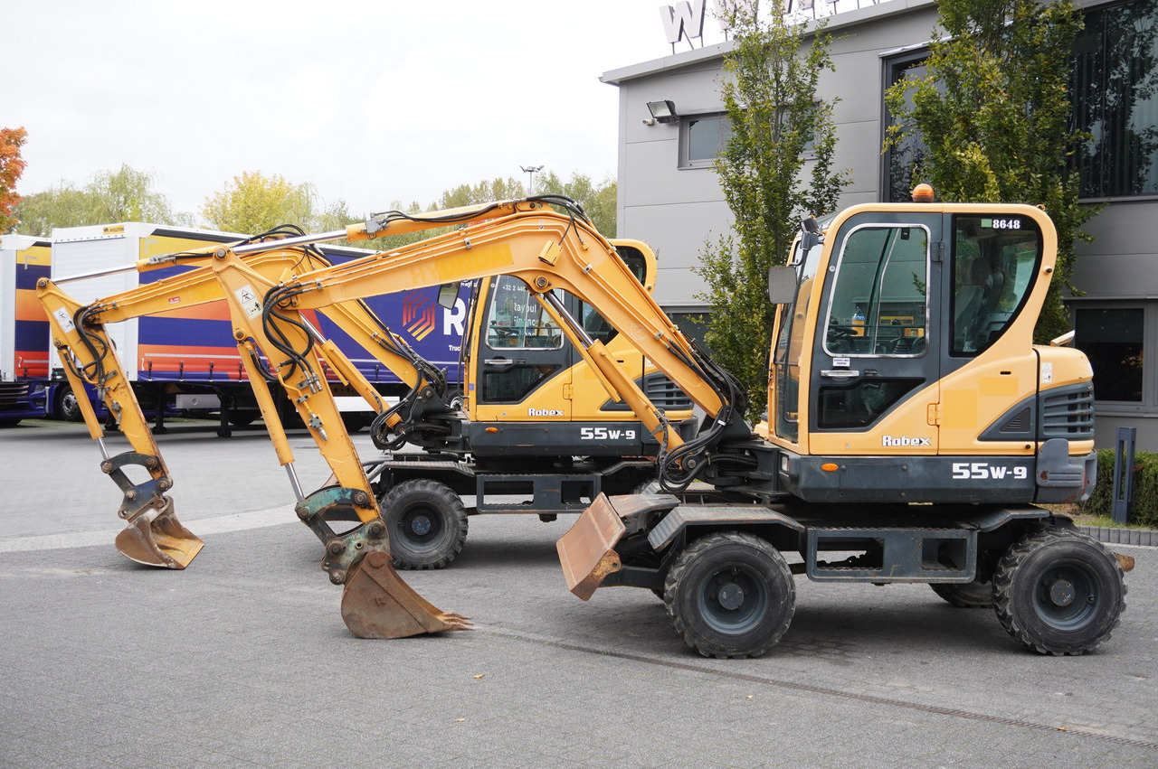 Hyundai Robex 55W-9 Wheeled Excavator 5.5t / 2pcs - Minigraver: bilde 2 Hyundai Robex 55W-9 Wheeled Excavator 5.5t / 2pcs - Minigraver: bilde 2