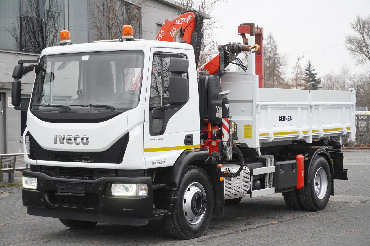 IVECO Eurocargo 160-250 E6/ Fassi crane / 3-sided tipper / mileage 47 thousand. km ! - Planbil: bilde 2 IVECO Eurocargo 160-250 E6/ Fassi crane / 3-sided tipper / mileage 47 thousand. km ! - Planbil: bilde 2