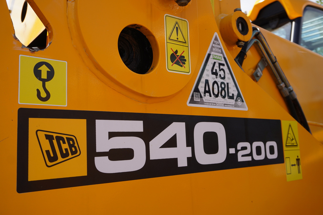 JCB 540-200 Telescopic Loader / 20 m reach / joystick / 2 units - Teleskophjullaster: bilde 5 JCB 540-200 Telescopic Loader / 20 m reach / joystick / 2 units - Teleskophjullaster: bilde 5