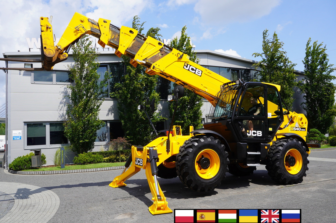 JCB 540-200 Telescopic Loader / 20 m reach / joystick - Teleskophjullaster: bilde 1 JCB 540-200 Telescopic Loader / 20 m reach / joystick - Teleskophjullaster: bilde 1