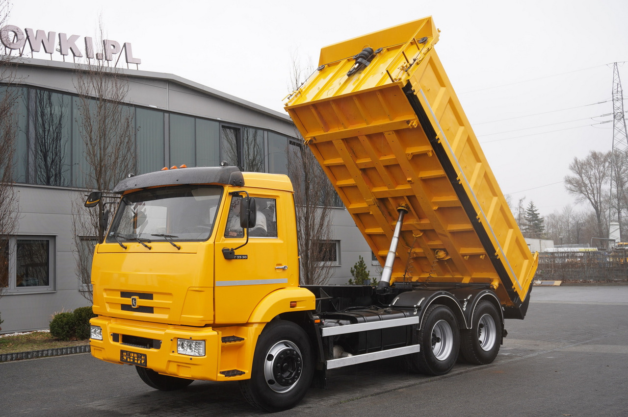 KAMAZ T2530 E5 6×4 / 3-sided tipper - Tippbil, Kranbil: bilde 1 KAMAZ T2530 E5 6×4 / 3-sided tipper - Tippbil, Kranbil: bilde 1