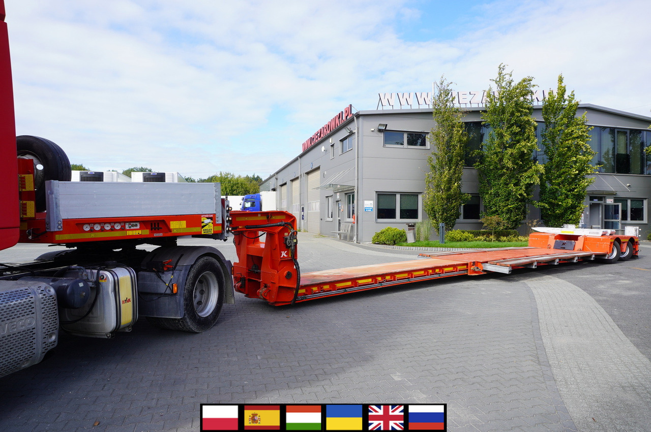 KÄSSBOHRER LB2 TIEF-BETT low loader semi-trailer / 16.5 m / Extendable semi-trailer / steered axles / 2 units - Lavloader semitrailer: bilde 1 KÄSSBOHRER LB2 TIEF-BETT low loader semi-trailer / 16.5 m / Extendable semi-trailer / steered axles / 2 units - Lavloader semitrailer: bilde 1