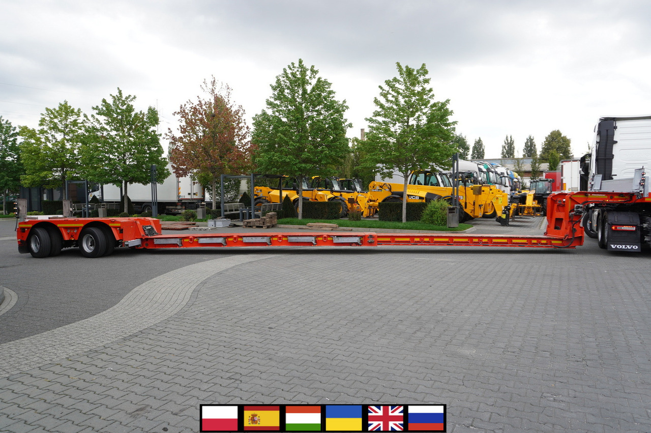 KÄSSBOHRER LB2 TIEF-BETT low loader semi-trailer / 16.5 m / Extendable semi-trailer / steered axles / 2 units - Lavloader semitrailer: bilde 1 KÄSSBOHRER LB2 TIEF-BETT low loader semi-trailer / 16.5 m / Extendable semi-trailer / steered axles / 2 units - Lavloader semitrailer: bilde 1
