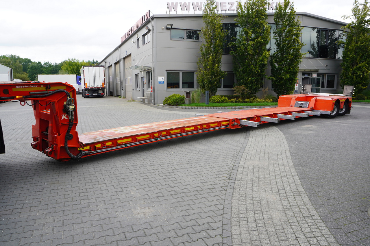 Lavloader semitrailer KÄSSBOHRER LB2 TIEF-BETT low loader semi-trailer / 16.5 m / Extendable semi-trailer / steered axles / 2 units: bilde 16