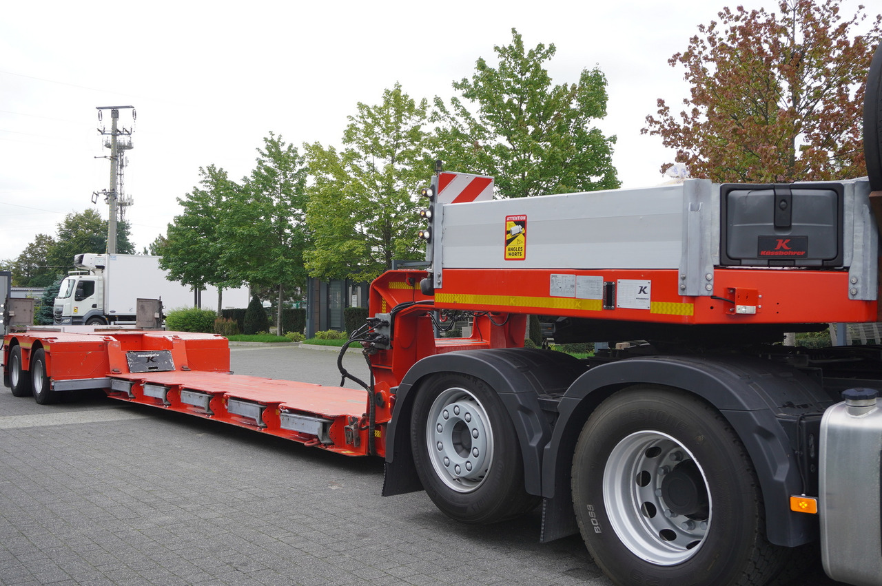 Lavloader semitrailer KÄSSBOHRER LB2 TIEF-BETT low loader semi-trailer / 16.5 m / Extendable semi-trailer / steered axles / 2 units: bilde 10