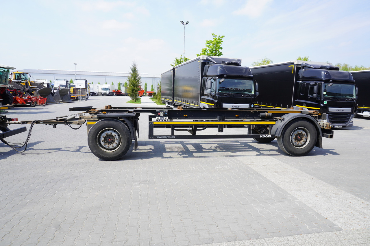 KOGEL AWE 18, two-axle, BDF, 7.5m chassis , air suspension, SAF axles - Chassis tilhenger: bilde 3 KOGEL AWE 18, two-axle, BDF, 7.5m chassis , air suspension, SAF axles - Chassis tilhenger: bilde 3