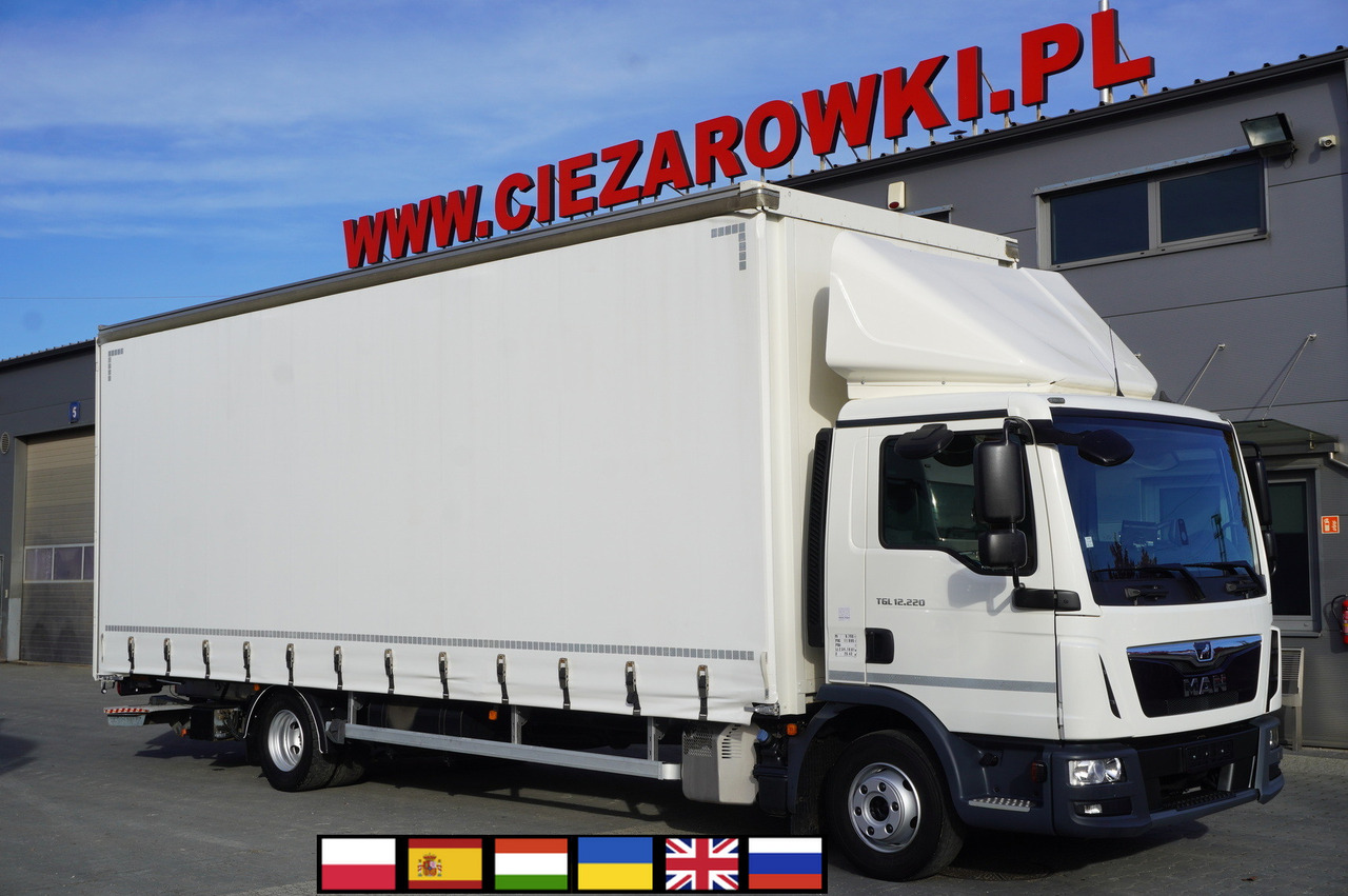 MAN TGL 12.220 / Curtainsider 19 EPAL / 140 tho. km - Kapellbil: bilde 1 MAN TGL 12.220 / Curtainsider 19 EPAL / 140 tho. km - Kapellbil: bilde 1