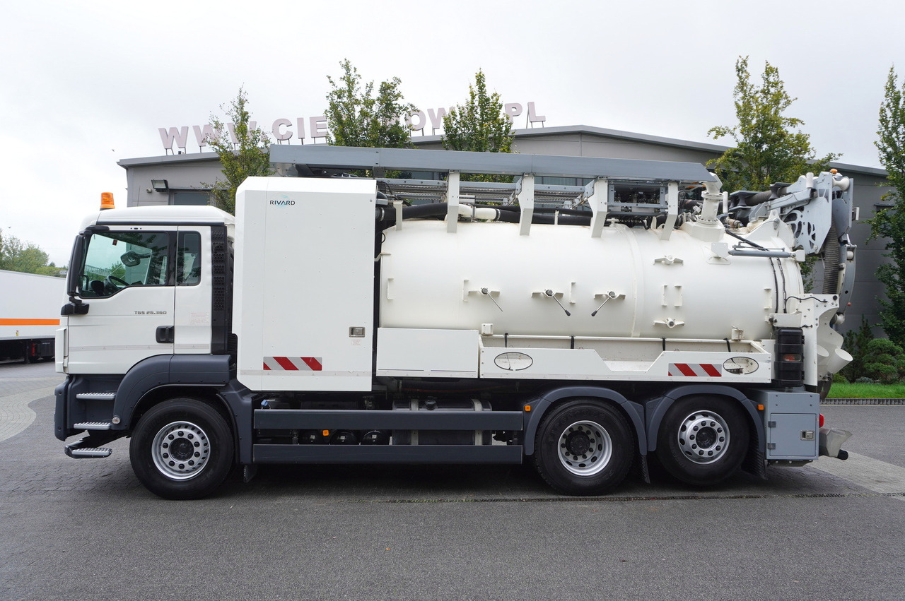 MAN TGS 26.360 E6 / RIVARD sewage cleaner 18 m3 / 180 tho. km / steering axle / 2 units - Vakuum lastebil: bilde 3 MAN TGS 26.360 E6 / RIVARD sewage cleaner 18 m3 / 180 tho. km / steering axle / 2 units - Vakuum lastebil: bilde 3