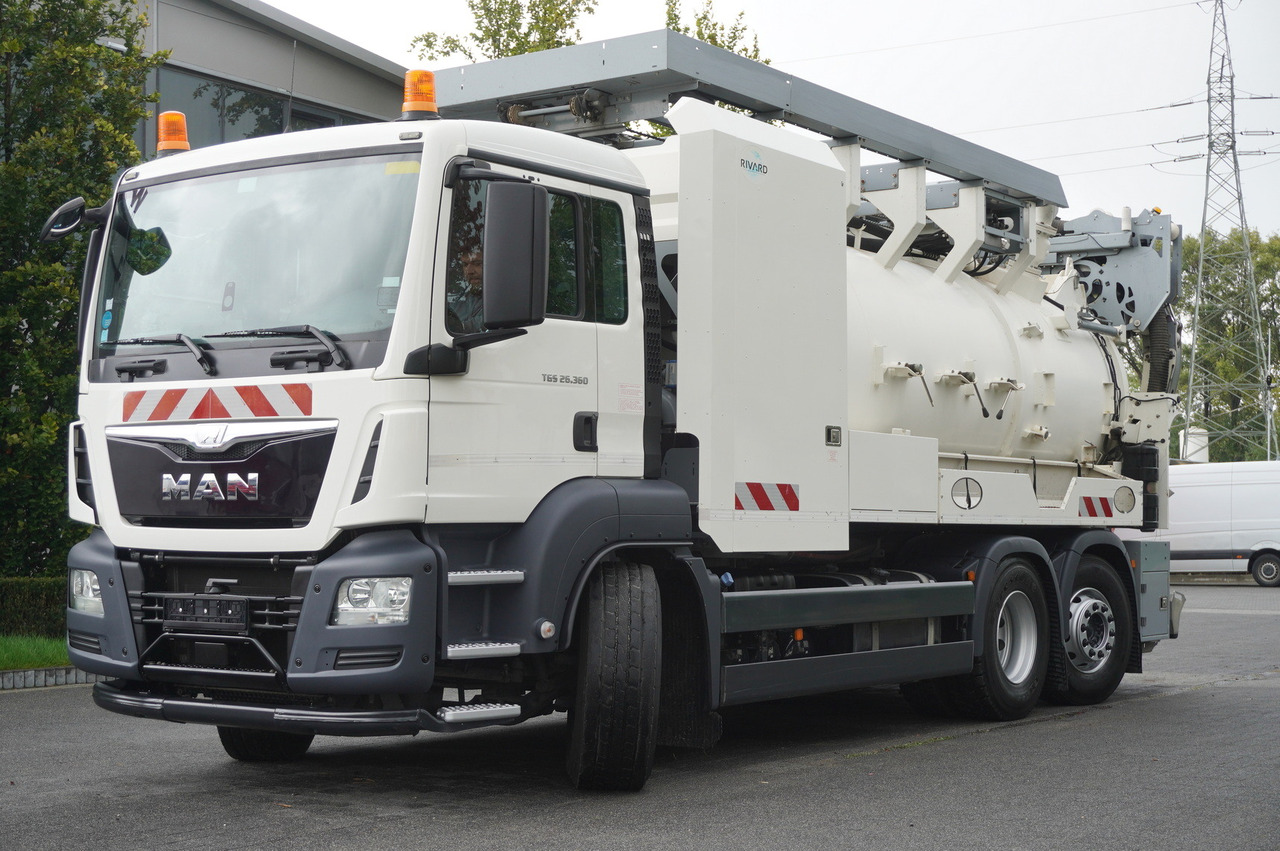 MAN TGS 26.360 E6 / RIVARD sewage cleaner 18 m3 / 90 tho. km / steering axle / 2 units - Vakuum lastebil: bilde 2 MAN TGS 26.360 E6 / RIVARD sewage cleaner 18 m3 / 90 tho. km / steering axle / 2 units - Vakuum lastebil: bilde 2