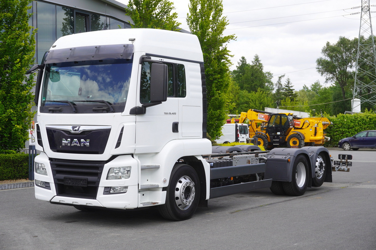 MAN TGS 26.420 / 7.5 m chassis / 14.5 t load cap. / Sleeping cab - Chassis lastebil: bilde 1 MAN TGS 26.420 / 7.5 m chassis / 14.5 t load cap. / Sleeping cab - Chassis lastebil: bilde 1