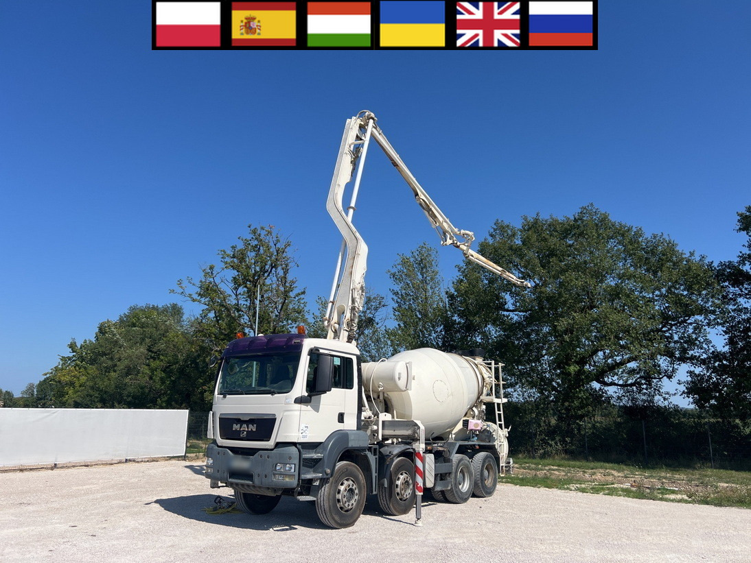 MAN TGS 32.400 8x4 Concrete Mixer Pump truck / 426 MTH !!! / 18 meters - Betongpumpe: bilde 1 MAN TGS 32.400 8x4 Concrete Mixer Pump truck / 426 MTH !!! / 18 meters - Betongpumpe: bilde 1