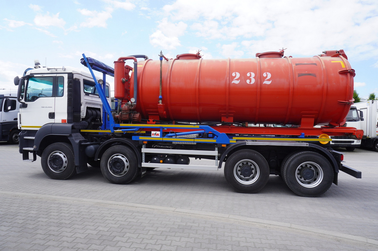 MAN TGS 35.400 8 × 4 E5 / HYVA HOOK LIFT 32.56 SE / Septic barrel 13000 L - Gjødselvogn: bilde 4 MAN TGS 35.400 8 × 4 E5 / HYVA HOOK LIFT 32.56 SE / Septic barrel 13000 L - Gjødselvogn: bilde 4