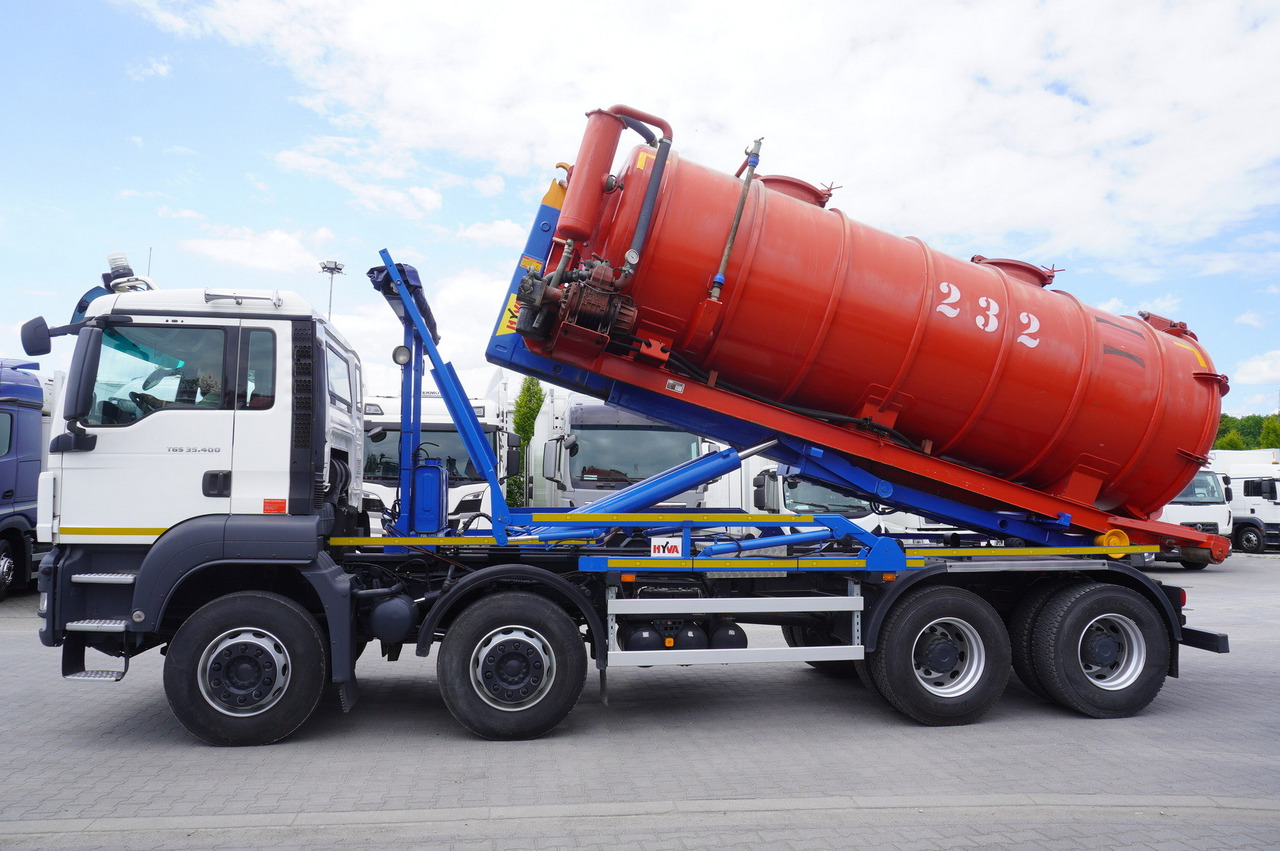 MAN TGS 35.400 8 × 4 E5 / HYVA HOOK LIFT 32.56 SE / Septic barrel 13000 L - Gjødselvogn: bilde 3 MAN TGS 35.400 8 × 4 E5 / HYVA HOOK LIFT 32.56 SE / Septic barrel 13000 L - Gjødselvogn: bilde 3