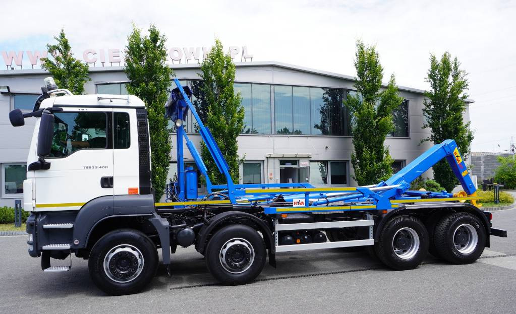 MAN TGS 35.400 8×4 HYVA LIFT 32.56 SE hooklift - Krokbil: bilde 2 MAN TGS 35.400 8×4 HYVA LIFT 32.56 SE hooklift - Krokbil: bilde 2