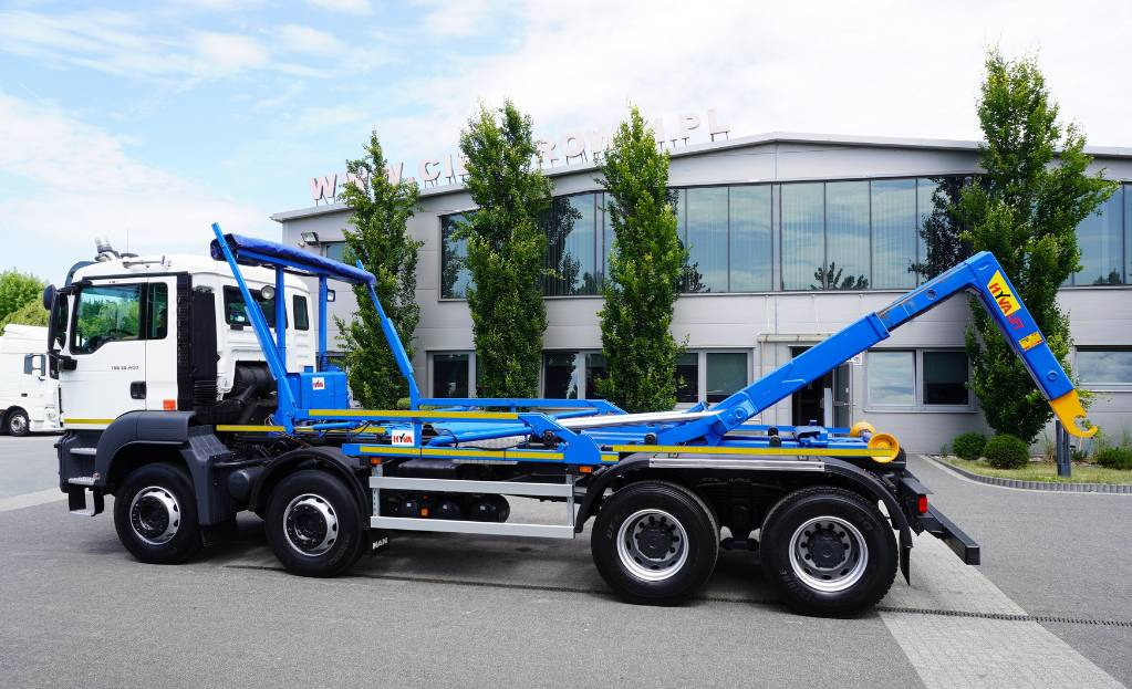 MAN TGS 35.400 8×4 HYVA LIFT 32.56 SE hooklift - Krokbil: bilde 3 MAN TGS 35.400 8×4 HYVA LIFT 32.56 SE hooklift - Krokbil: bilde 3