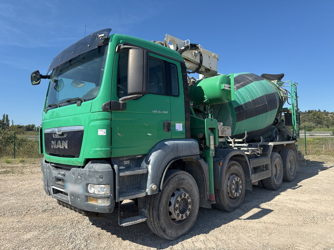 MAN TGS 35.480 8x4 Concrete Mixer Pump truck / Putzmeister M24-3 / 1600 MTH! - Betongbil: bilde 2 MAN TGS 35.480 8x4 Concrete Mixer Pump truck / Putzmeister M24-3 / 1600 MTH! - Betongbil: bilde 2