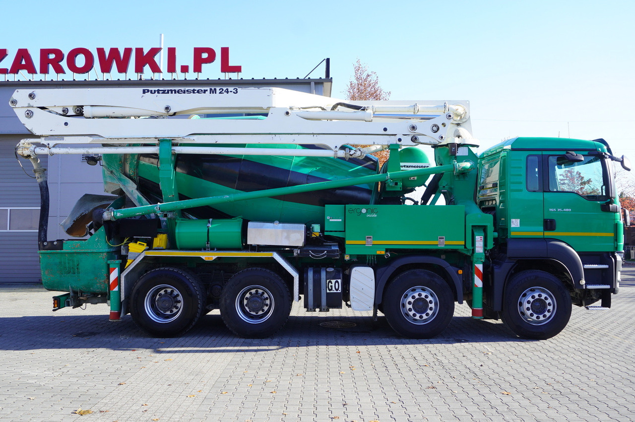 MAN TGS 35.480 8x4 Concrete Mixer Pump truck / Putzmeister M24-3 / 1600 MTH! - Betongpumpe: bilde 5 MAN TGS 35.480 8x4 Concrete Mixer Pump truck / Putzmeister M24-3 / 1600 MTH! - Betongpumpe: bilde 5