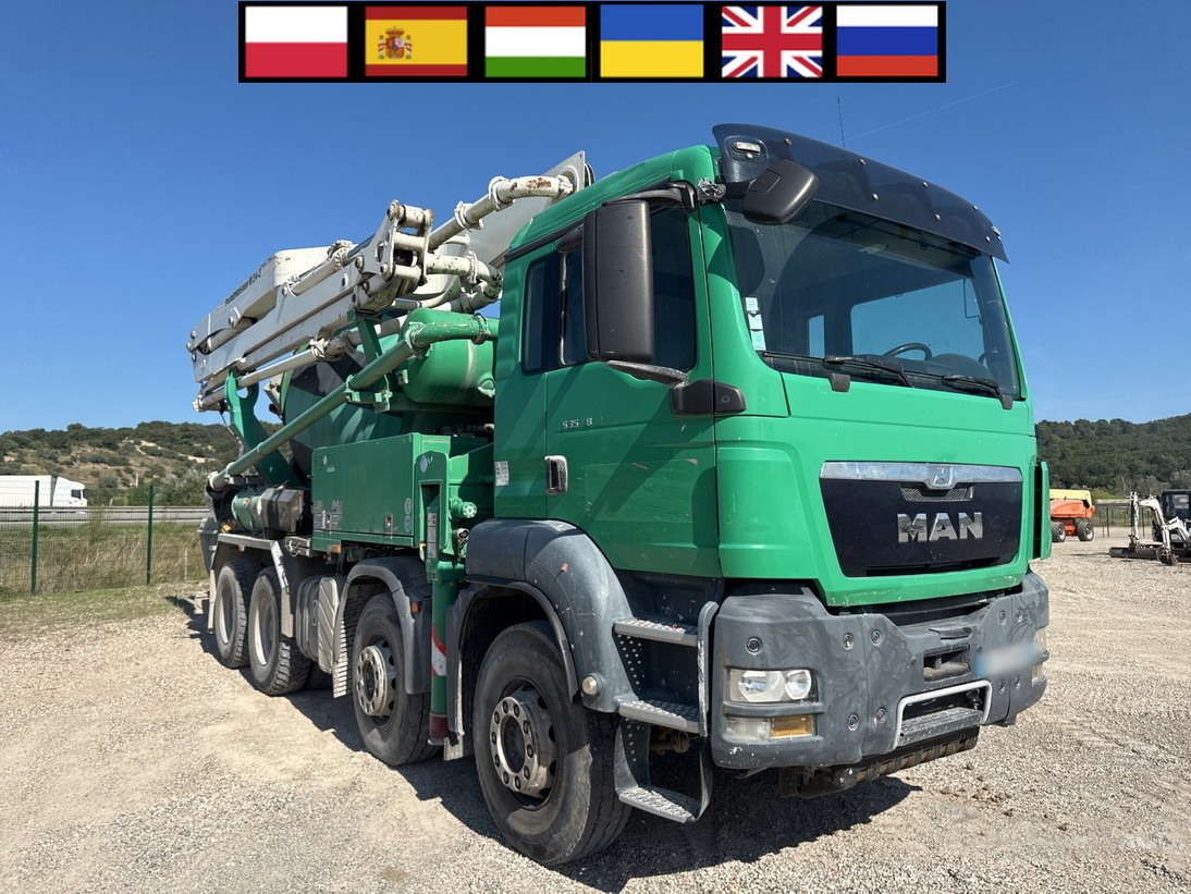 MAN TGS 35.480 8x4 Concrete Mixer Pump truck / Putzmeister M24-3 / 1600 MTH! - Betongpumpe: bilde 1 MAN TGS 35.480 8x4 Concrete Mixer Pump truck / Putzmeister M24-3 / 1600 MTH! - Betongpumpe: bilde 1