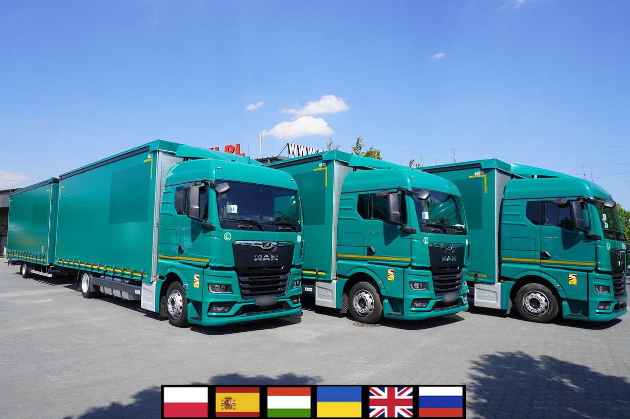 MAN TGX 18.470 / Trailer 19 EPAL / Curtainsider 19 EPAL / 2022 / Retarder / 15 units - Kapellbil: bilde 1 MAN TGX 18.470 / Trailer 19 EPAL / Curtainsider 19 EPAL / 2022 / Retarder / 15 units - Kapellbil: bilde 1