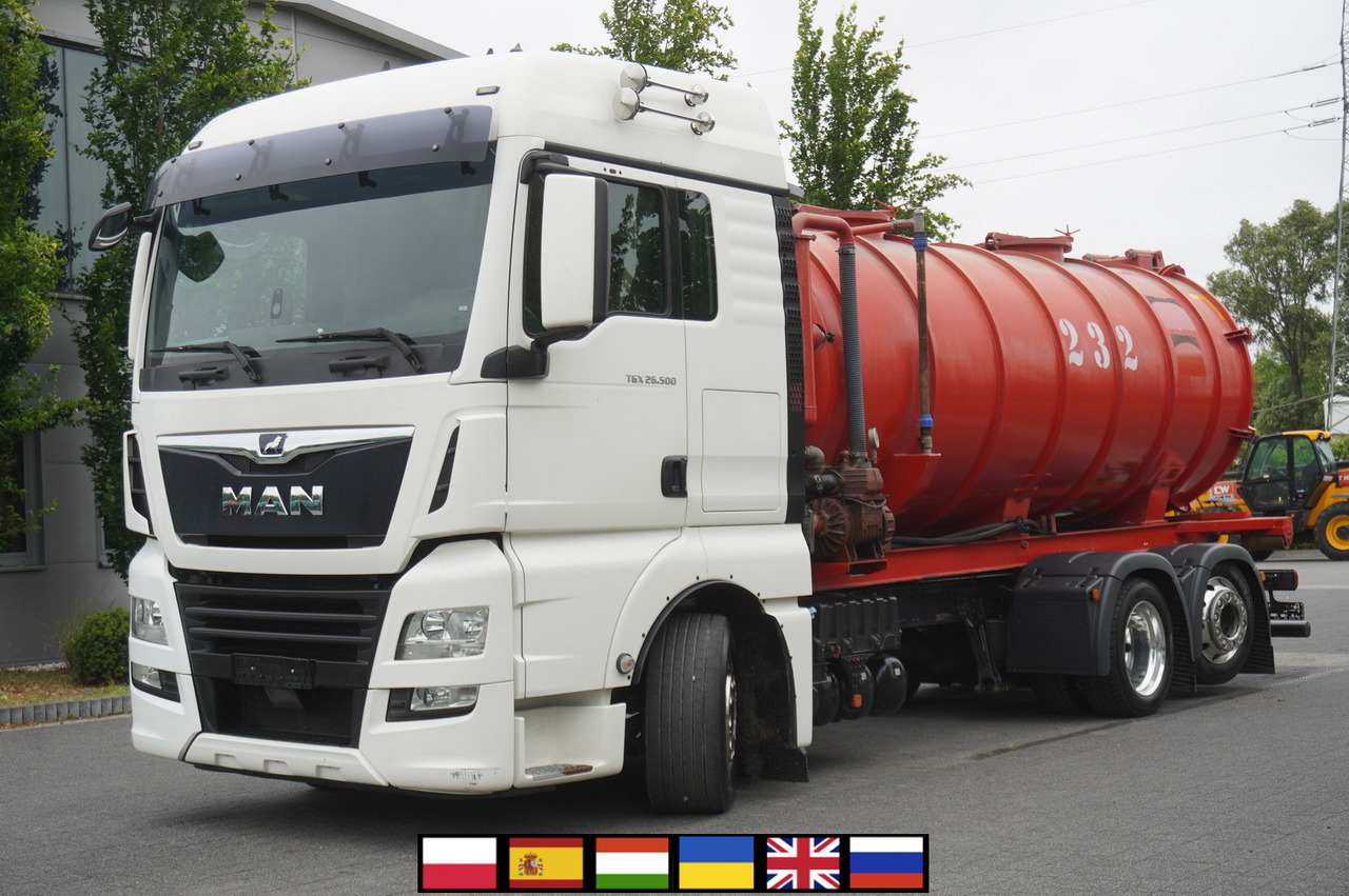 MAN TGX 26.500 / NEW Stal Septic barrel 13000 l / steering 3rd axle - Gjødselvogn: bilde 1 MAN TGX 26.500 / NEW Stal Septic barrel 13000 l / steering 3rd axle - Gjødselvogn: bilde 1