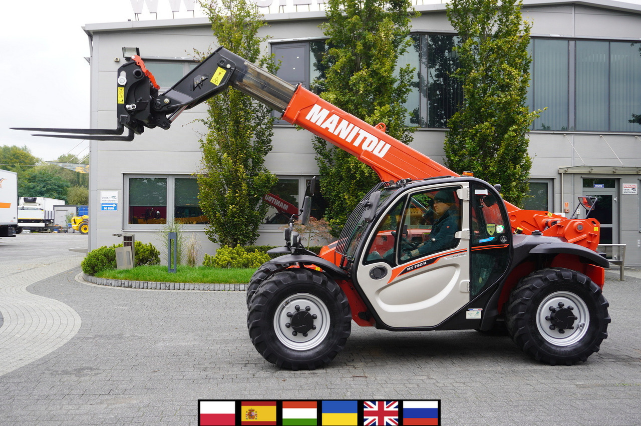 MANITOU MT 730 H / 7 m reach / 3 t / height 190 cm / 2900 MTH! / Joystick - Teleskophjullaster: bilde 1 MANITOU MT 730 H / 7 m reach / 3 t / height 190 cm / 2900 MTH! / Joystick - Teleskophjullaster: bilde 1