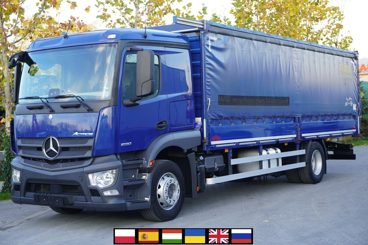 MERCEDES-BENZ Actros 1830 4x2 E6 / Curtainsider 18 EPAL / Sleeper cab - Kapellbil: bilde 1 MERCEDES-BENZ Actros 1830 4x2 E6 / Curtainsider 18 EPAL / Sleeper cab - Kapellbil: bilde 1