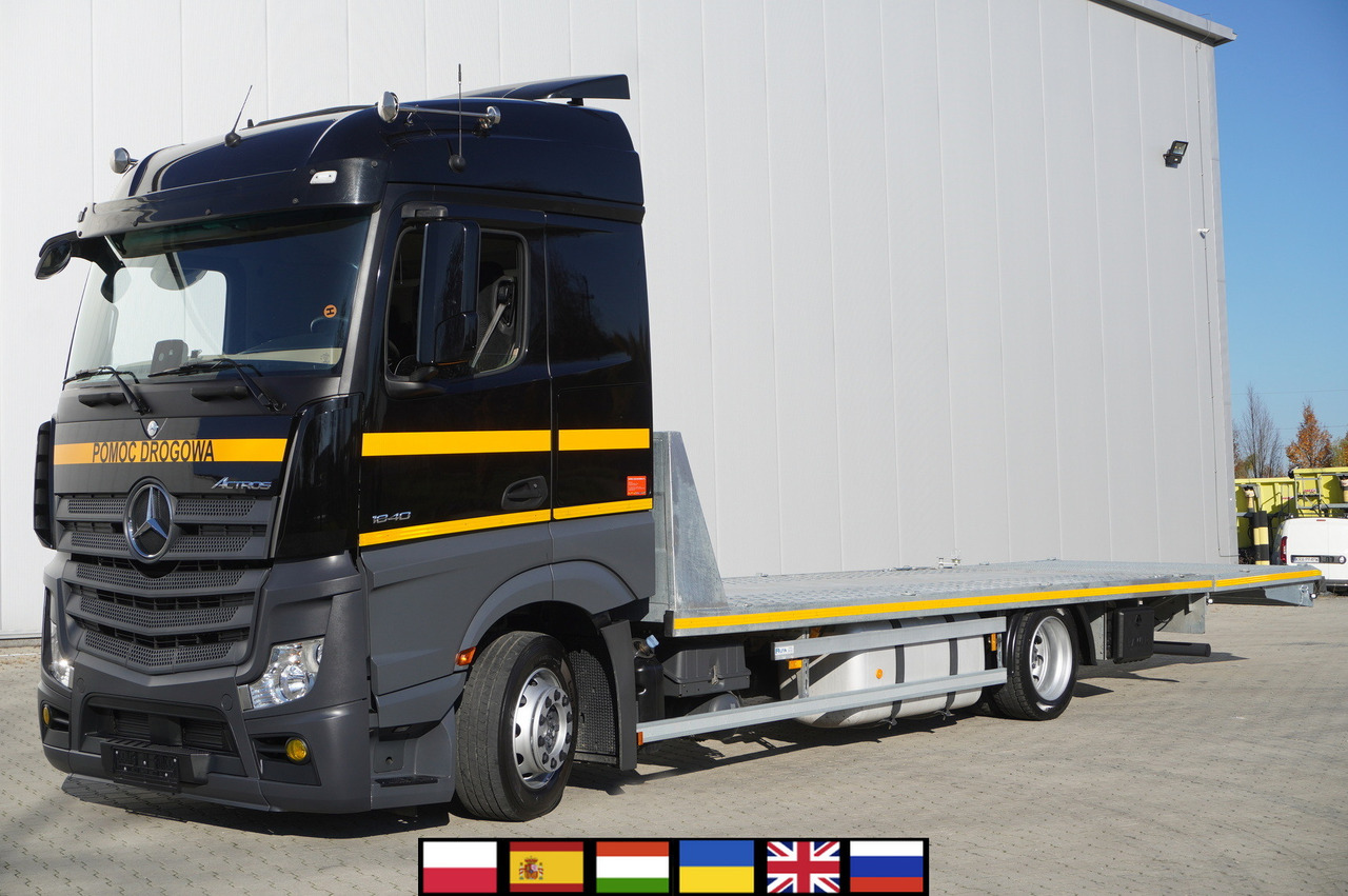 MERCEDES-BENZ Actros 1840 E6 4×2 / NEW Tow Truck platform 9.25 m / Lounge cabin - Transporter lastebil: bilde 1 MERCEDES-BENZ Actros 1840 E6 4×2 / NEW Tow Truck platform 9.25 m / Lounge cabin - Transporter lastebil: bilde 1