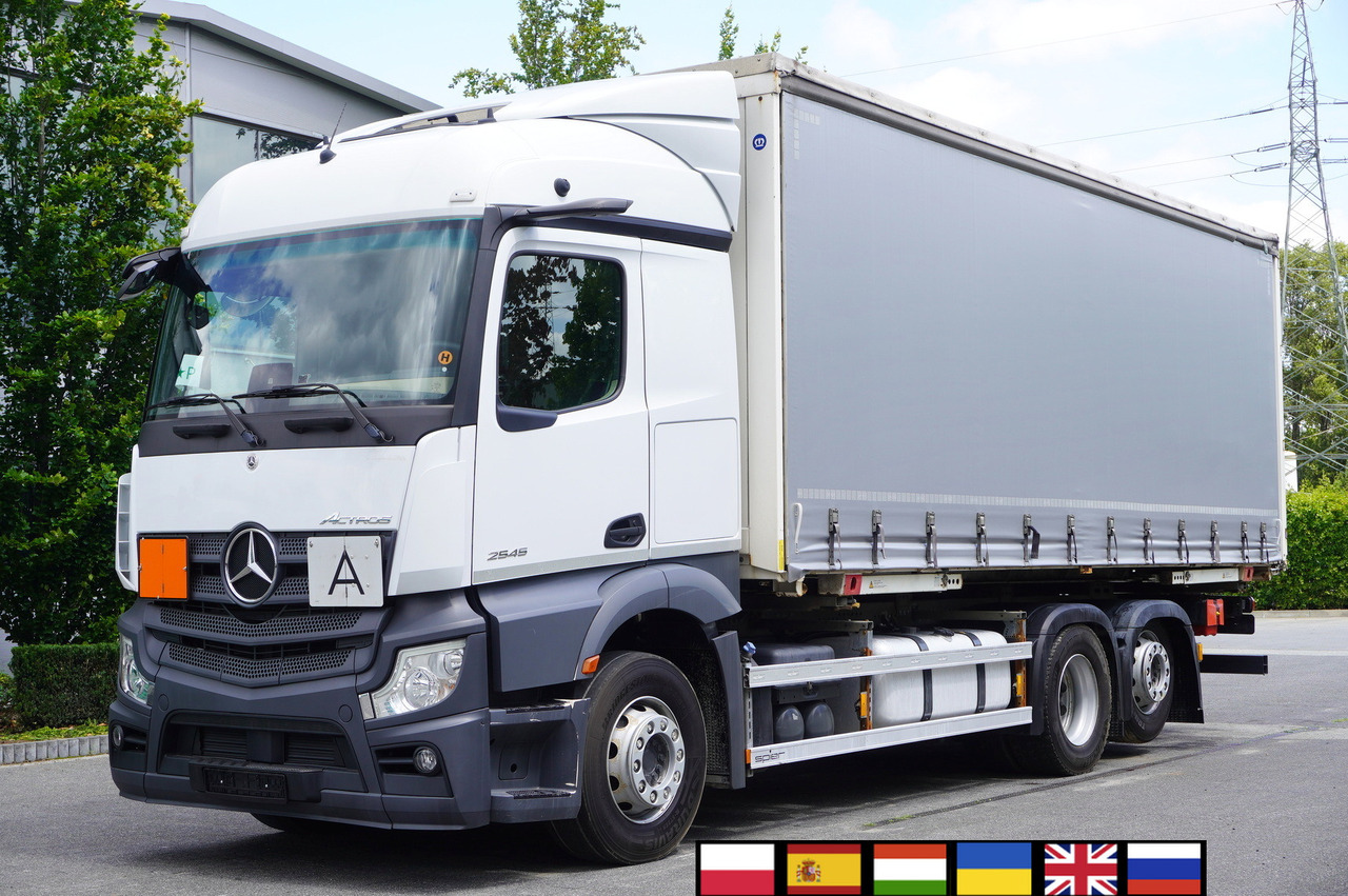 MERCEDES-BENZ Actros 2545 6×2 MP5 / ADR AT / Curtainsider 18 EPAL - Kapellbil: bilde 1 MERCEDES-BENZ Actros 2545 6×2 MP5 / ADR AT / Curtainsider 18 EPAL - Kapellbil: bilde 1