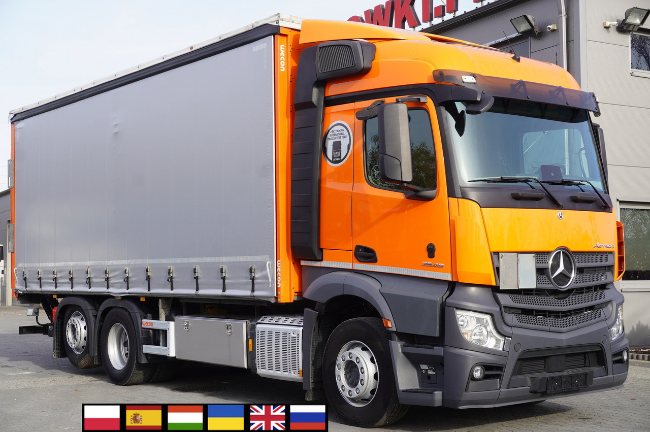 MERCEDES-BENZ Actros 2545 6×2 MP5 / FULL ADR / Curtainsider 17 EPAL - Kapellbil: bilde 1 MERCEDES-BENZ Actros 2545 6×2 MP5 / FULL ADR / Curtainsider 17 EPAL - Kapellbil: bilde 1