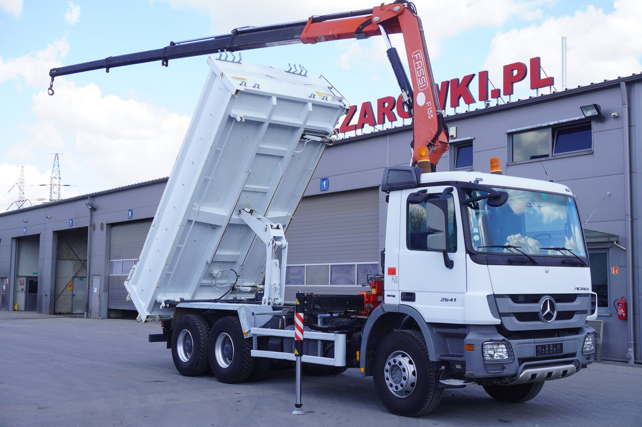 MERCEDES-BENZ Actros 2641 6×4 E5 / Crane / Dumper / 110000 km! - Kranbil, Kranbil: bilde 1 MERCEDES-BENZ Actros 2641 6×4 E5 / Crane / Dumper / 110000 km! - Kranbil, Kranbil: bilde 1