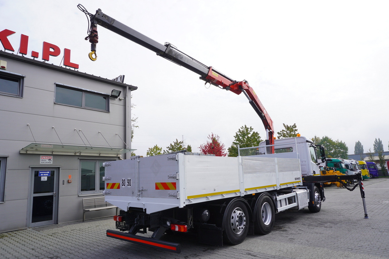 MERCEDES-BENZ Antos 2540 / Flatbed 15 EPAL / Fassi F165 / 6.1 t / 8 m reach / remote control / rotator / 1600 MTH / steered axle - Kranbil: bilde 3 MERCEDES-BENZ Antos 2540 / Flatbed 15 EPAL / Fassi F165 / 6.1 t / 8 m reach / remote control / rotator / 1600 MTH / steered axle - Kranbil: bilde 3