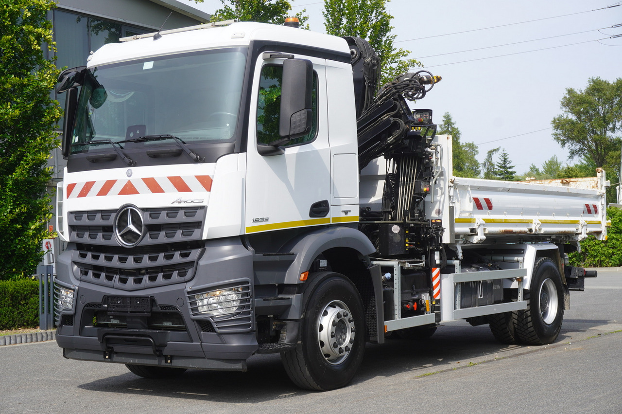 MERCEDES-BENZ Arocs 1833 / 87,000 km!!! / Hds HIAB X-DUO 128 B-2 / three-sided tipper - Planbil, Kranbil: bilde 3 MERCEDES-BENZ Arocs 1833 / 87,000 km!!! / Hds HIAB X-DUO 128 B-2 / three-sided tipper - Planbil, Kranbil: bilde 3