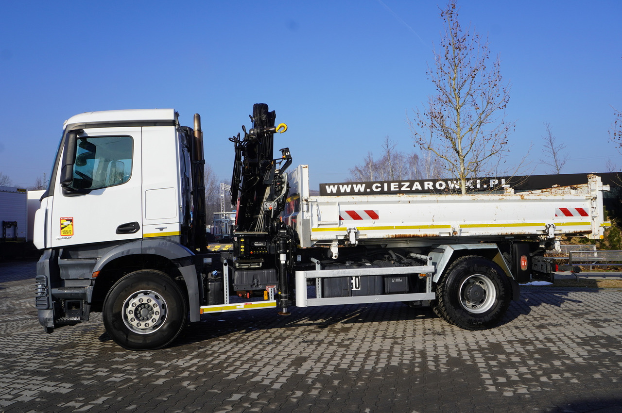 MERCEDES-BENZ Arocs 1833 / 87,000 km!!! / Hds HIAB X-DUO 128 B-2 / three-sided tipper - Planbil, Kranbil: bilde 4 MERCEDES-BENZ Arocs 1833 / 87,000 km!!! / Hds HIAB X-DUO 128 B-2 / three-sided tipper - Planbil, Kranbil: bilde 4