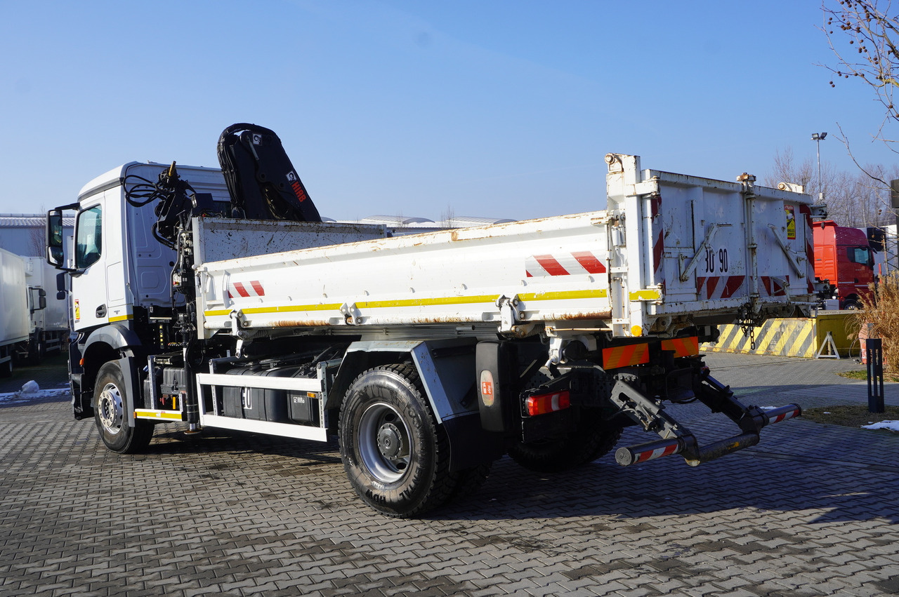 MERCEDES-BENZ Arocs 1833 / 87,000 km!!! / Hds HIAB X-DUO 128 B-2 / three-sided tipper - Planbil, Kranbil: bilde 5 MERCEDES-BENZ Arocs 1833 / 87,000 km!!! / Hds HIAB X-DUO 128 B-2 / three-sided tipper - Planbil, Kranbil: bilde 5