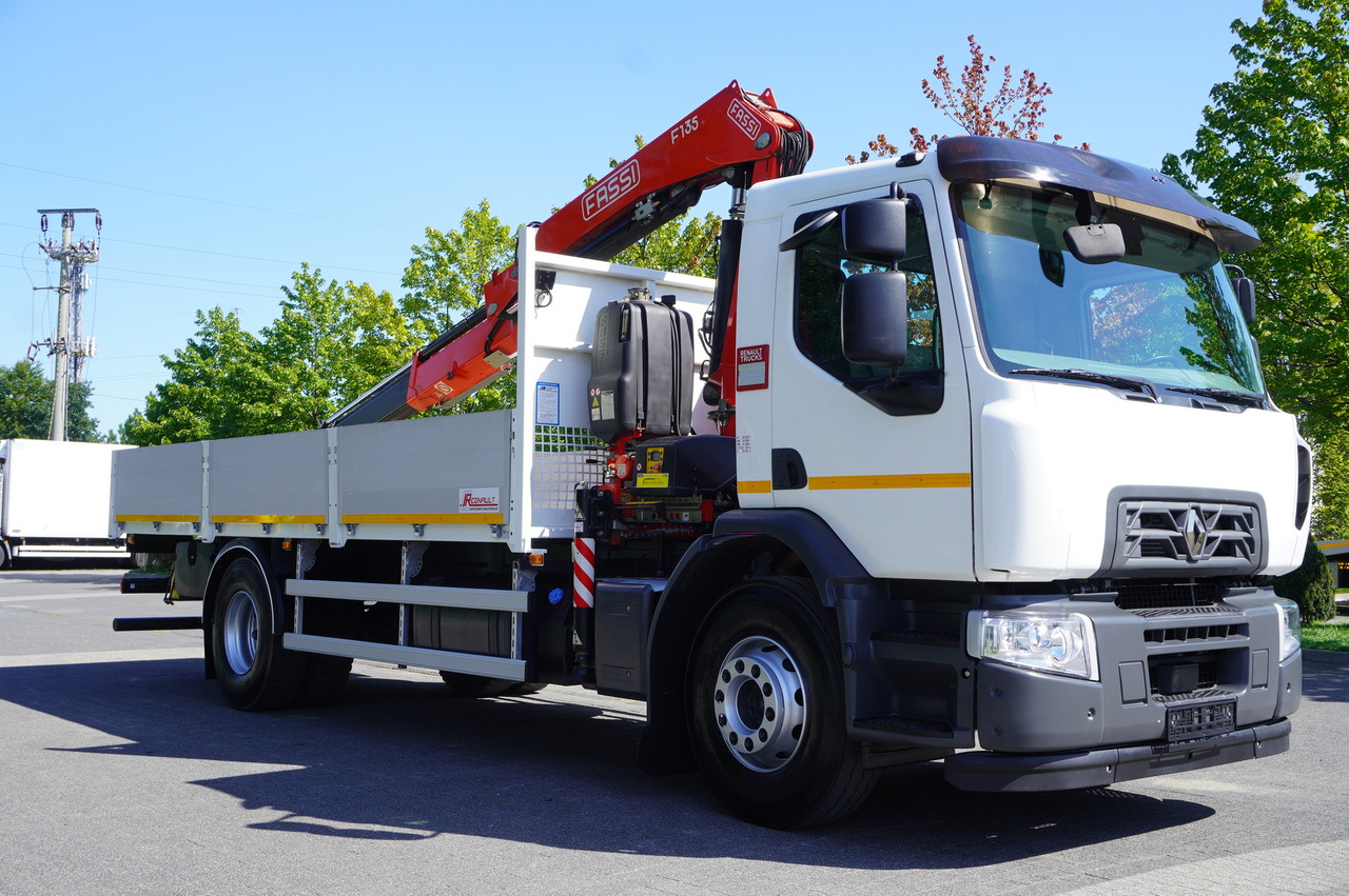 RENAULT C280 DTI 8 / FASSI crane 5.6 T / range 8 m / Flatbed 15 EPAL - Planbil, Kranbil: bilde 5 RENAULT C280 DTI 8 / FASSI crane 5.6 T / range 8 m / Flatbed 15 EPAL - Planbil, Kranbil: bilde 5