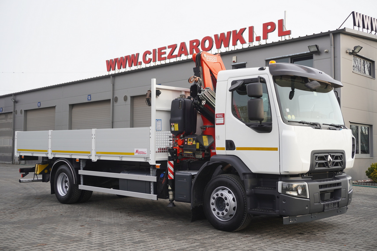 RENAULT C280 DTI 8 / FASSI crane 5.6 T / range 8 m / Flatbed 15 EPAL - Kranbil: bilde 2 RENAULT C280 DTI 8 / FASSI crane 5.6 T / range 8 m / Flatbed 15 EPAL - Kranbil: bilde 2