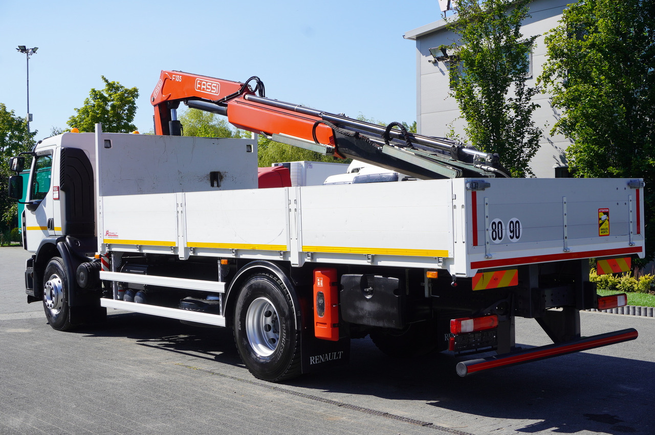 RENAULT C280 DTI 8 / FASSI crane 5.6 T / range 8 m / Flatbed 15 EPAL - Planbil, Kranbil: bilde 2 RENAULT C280 DTI 8 / FASSI crane 5.6 T / range 8 m / Flatbed 15 EPAL - Planbil, Kranbil: bilde 2