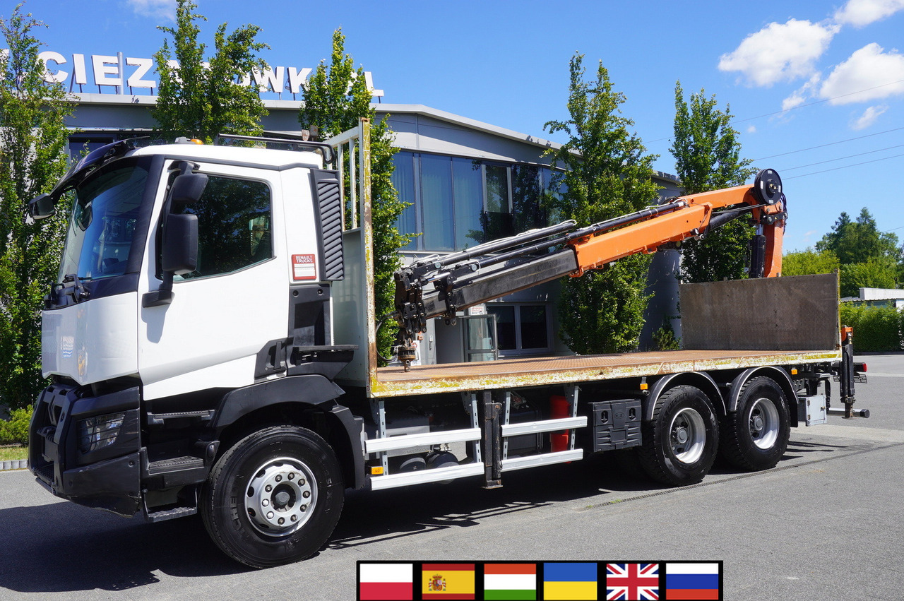 RENAULT C380 Comfort 6x4 / Atlas 6.1 T crane / range 12.3 m - Planbil, Kranbil: bilde 1 RENAULT C380 Comfort 6x4 / Atlas 6.1 T crane / range 12.3 m - Planbil, Kranbil: bilde 1