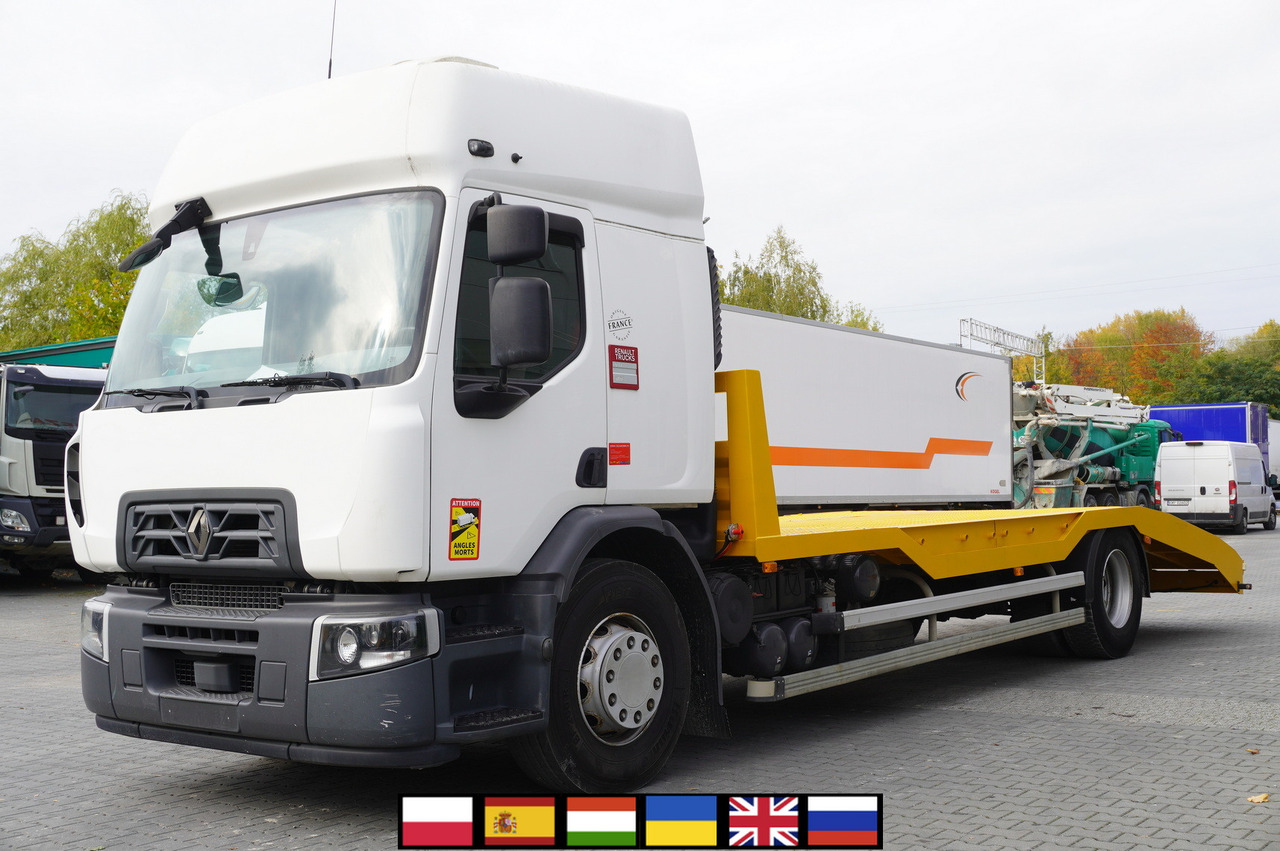 RENAULT D19 Wide Glob / 7.8 m NEW tow truck / 280 tho. km - Transporter lastebil: bilde 1 RENAULT D19 Wide Glob / 7.8 m NEW tow truck / 280 tho. km - Transporter lastebil: bilde 1