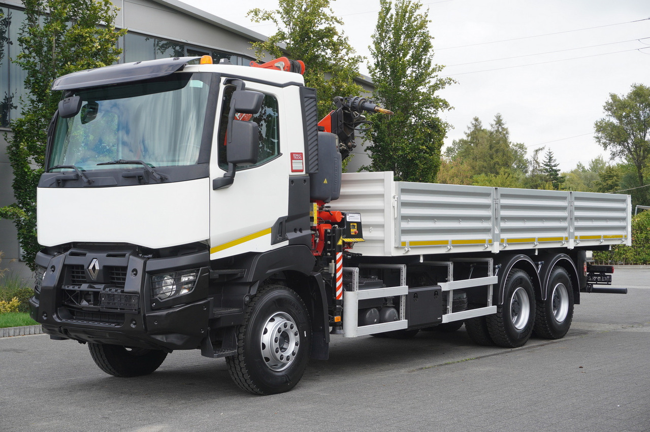 RENAULT K380 6×4 / FASSI F175 crane 7.85 t / 120 thousand km! / 2-sided tipper - Tippbil, Kranbil: bilde 3 RENAULT K380 6×4 / FASSI F175 crane 7.85 t / 120 thousand km! / 2-sided tipper - Tippbil, Kranbil: bilde 3